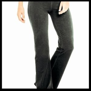 Houmous Olive Med 35'' Inseam Women's Stretchy Cotton Bootcut Pants Inne…